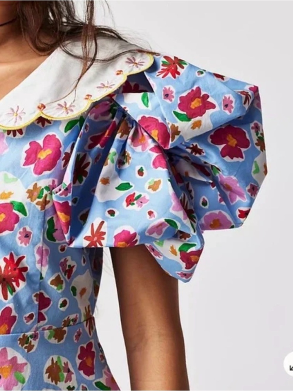 Celia B Floral Vibrant Print Mini Dress Size Medium - Picture 10 of 11